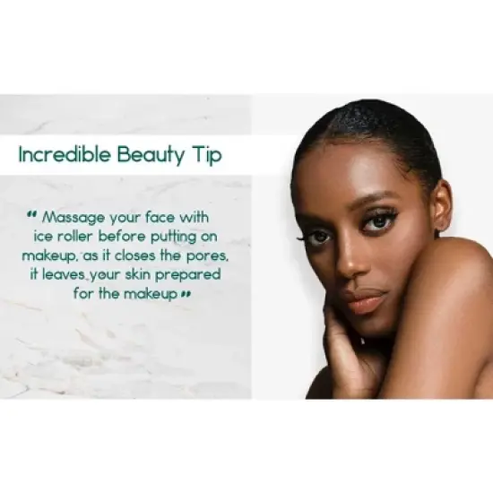 YEVYO Eye & Face Ice Roller Massager Skincare Tool image {5}