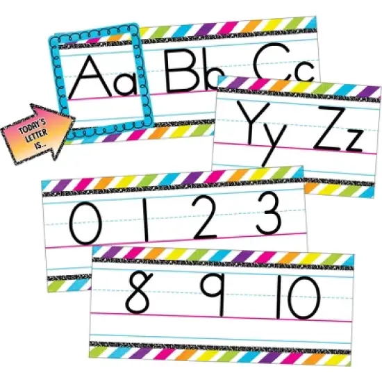 Teacher Created Resources&reg; Brights 4Ever Alphabet Bulletin Board Set image {1}