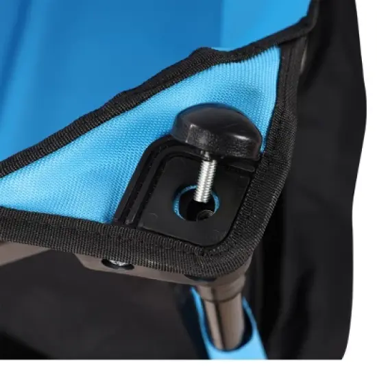 Gulches Extra Long Folding Wagon Cart - Black & Blue, 52.7"L x 19.7"W x 50.9"H, 450lbs Capacity image {11}