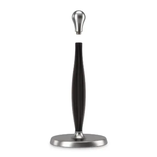 Umbra Steel Tug Paper Towel Holder Smoke: Freestanding Kitchen Holder, 5-Year Warranty, Spot Clean, 13.5" Height image {3}