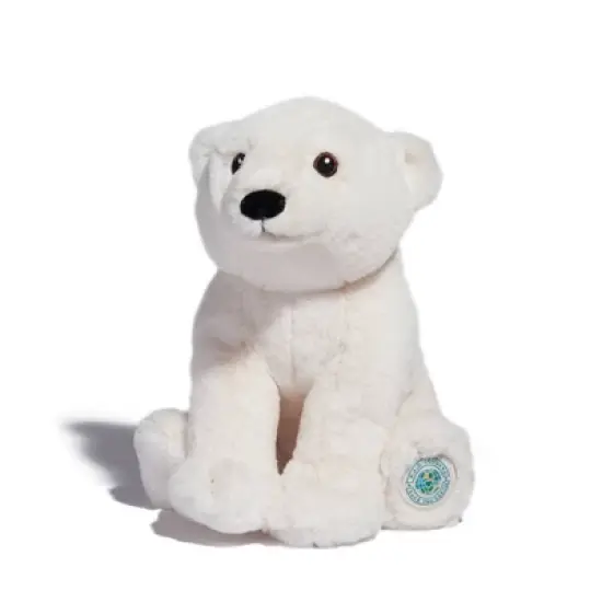 FAO Schwarz Sustainable Polar Bear 10" Stuffed Animal image {3}