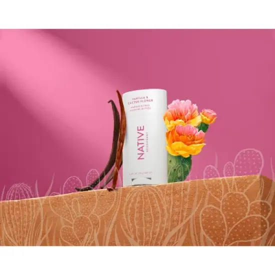 Native Deodorant - Vanilla & Cactus Flower - 2.65oz image {5}