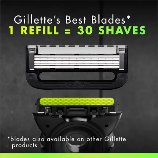 RAZER + Gillette Labs Exfoliating Bar Razor + 1 Razor Blade Refill & Premium Magnetic Stand image {6}