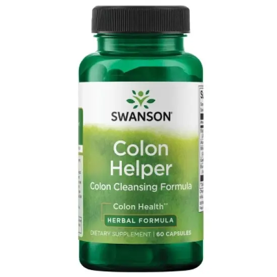 Swanson Colon Helper - Promotes Digestive Health using Vervain, Goldenseal Root, Slippery Elm Bark & More - Herbal Supplement (60 Capsules) image {5}