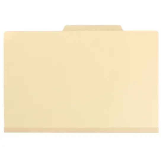 Smead Classification File Folder, 1 Divider, 2" Expansion, Legal Size, Manila, 10 per Box (18700) image {2}