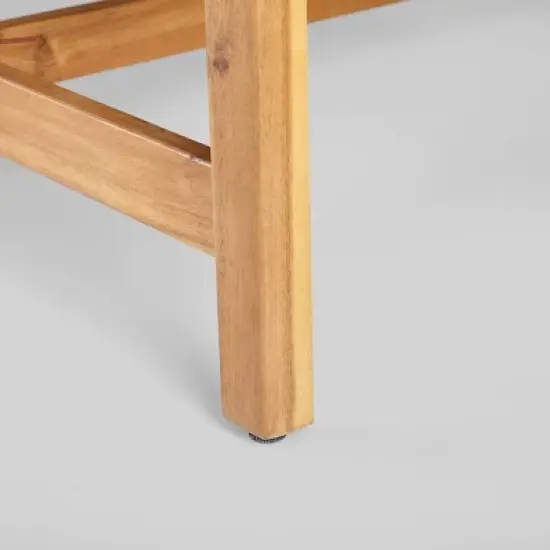 Hampton 4pk Wicker Mid-Century Club Chairs - Natural/Gray - Christopher Knight Home image {2}