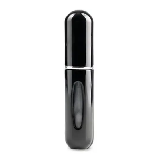 Cologne Refillable Travel Sprayer Black One Size image {5}