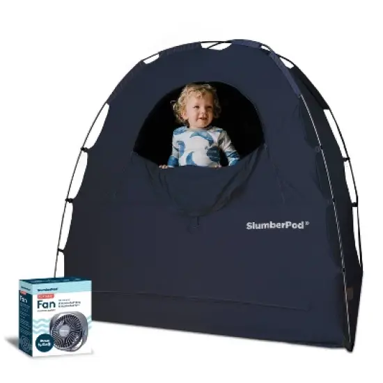 SlumberPod Portable Privacy Pod Blackout with Fan  image {12}