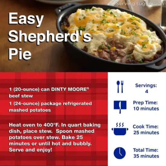 Dinty Moore Gluten Free Beef Stew - 20oz image {10}