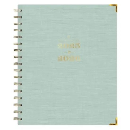 Day Designer 7"x9" 2025-2026 Weekly/Monthly Wirebound Planner Hardcover Hampton Sage Bookcloth image {14}
