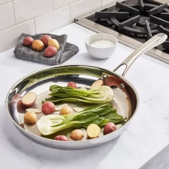 Cuisinart Classic 12" Stainless Steel Skillet - 8322-30 image {3}