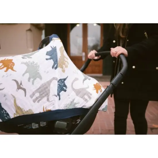 Little Unicorn Cotton Muslin Car Seat Canopy image {4}