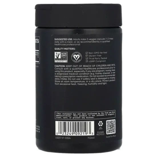 Sports Research Magnesium Glycinate, 90 Veggie Capsules (80 mg per Capsule) image {2}