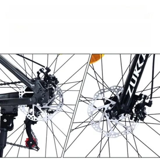 DSVIMOY Bicycles, 27.5 Inch Mountain Bike for Women and Men, 21 Speed Mountain Bike, Gray, 68.8"*26.37"*39.37" image {2}