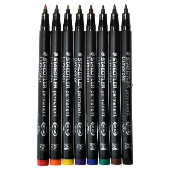 Lumocolor Permanent Markers 8ct - Staedtler image {3}