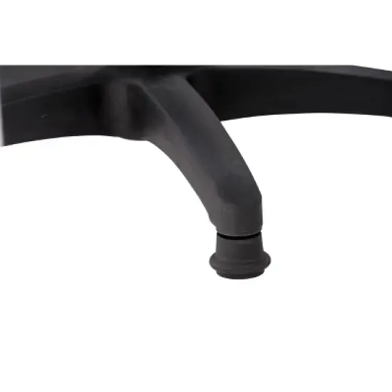 16"-21" Adjustable Height Polyurethane Task Office Chair Black- Hampden Furnishings image {8}