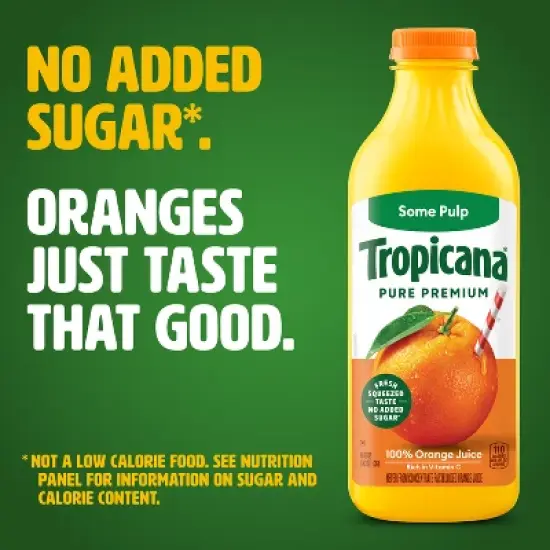 Tropicana Pure Premium Some Pulp Orange Juice - 46 fl oz image {2}