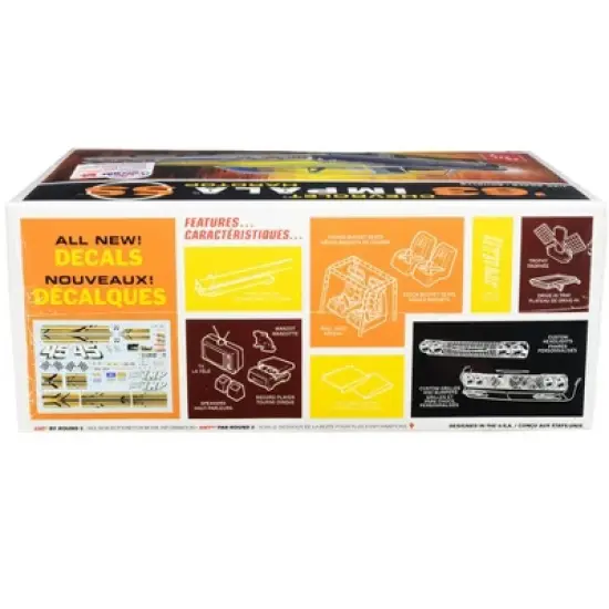 Skill 2 Model Kit 1963 Chevrolet Impala SS Hardtop 4 in 1 Kit 1/25 Scale Model by AMT image {2}