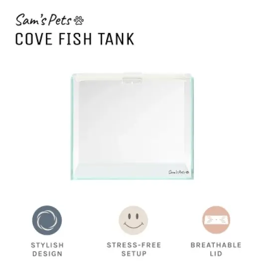 Sam's Pets Cove 7 Gallon Fish Tank image {3}