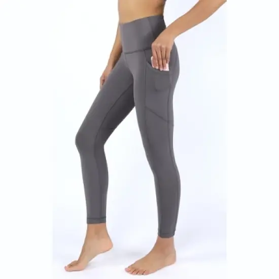 90 Degree by Reflex Womens Interlink High Waist Ankle Legging with Back Curved Yoke image {21}