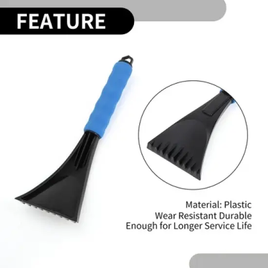 Unique Bargains Universal Car Ice Scraper SUV Snow Frost Remover for Car Truck RV Windscreen 1pc image {4}