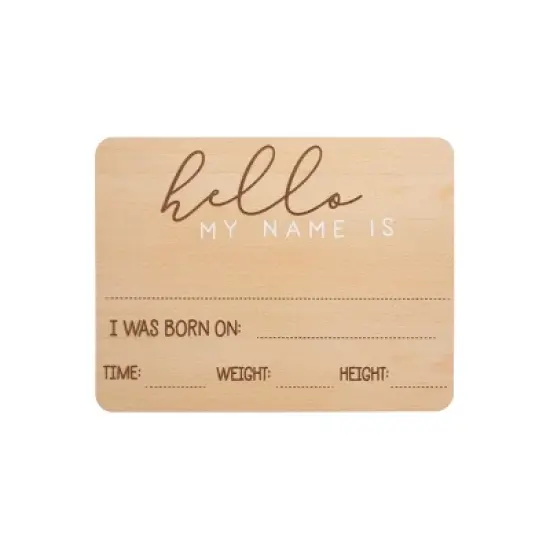 Pearhead Baby Welcome Sign image {1}