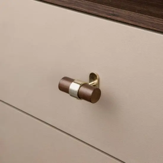 Audrey 2 Drawer Nightstand - Sango image {7}