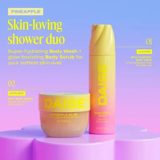 DAISE Pineapple Exfoliating Body Scrub - 18oz image {5}