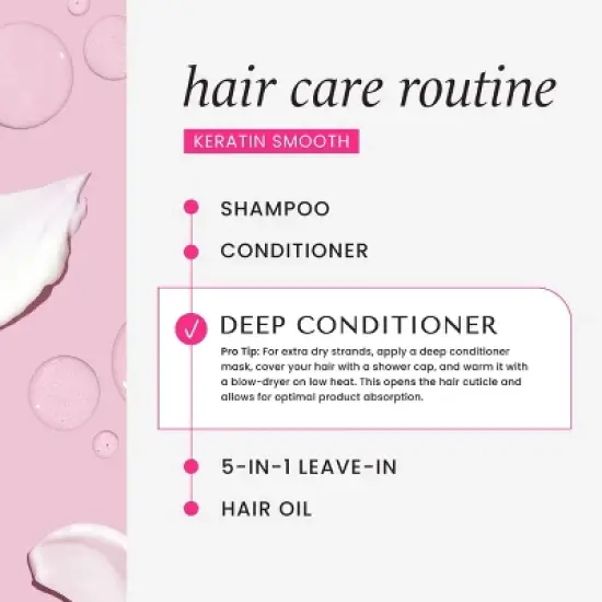 Hask Keratin Protein Smoothing Deep Conditioner - 1.75 fl oz image {6}