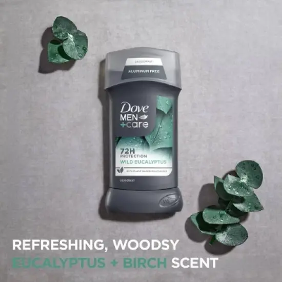 Dove Men+Care 72hr Deodorant Stick - Wild Eucalyptus - Aluminum-Free - 3oz image {2}