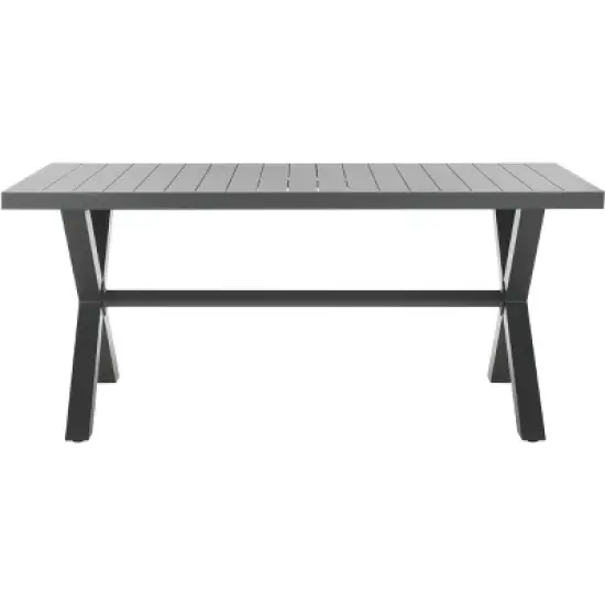 Core Dining Table - Indoor/Outdoor - PAT4053 - Grey - Safavieh image {9}