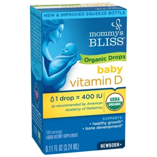Mommy's Bliss Baby Organic Vitamin D Drops - 0.11oz (100 Servings) image {1}