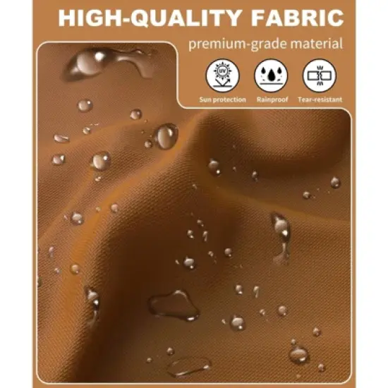 WhizMax 12'X 14' Cedar Wood Luxury Outdoor Pergola with High-Quality Fabric Canopy image {4}