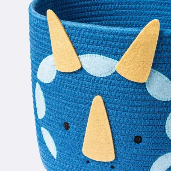 Coiled Rope Medium Round Storage Decorative Basket - Dinosaur - Cloud Island&trade; image {2}