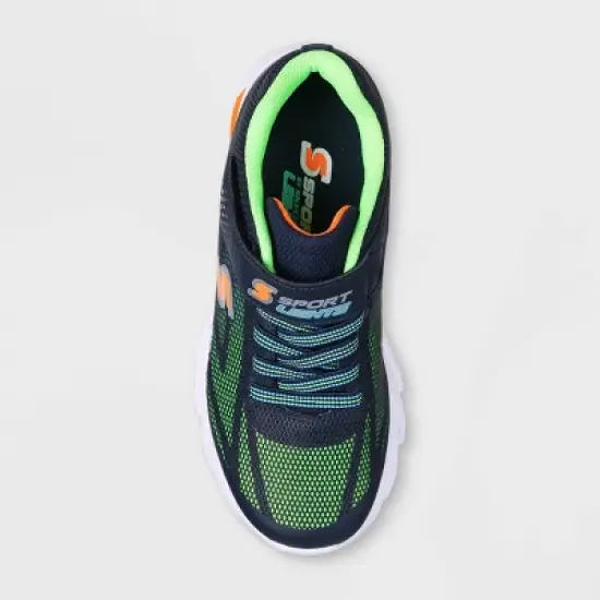 S Sport by Skechers Boys' Rylan Performance Sneakers - Navy/Green image {2}