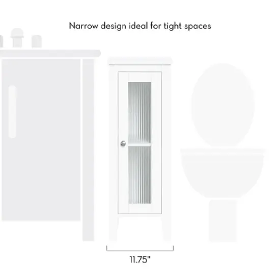 Prescott Single Door Floor Cabinet - RiverRidge Home image {5}