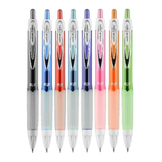 uni-ball uniball 207 Fashion Retractable Gel Pens Medium Point 0.7mm Assorted Ink 8/Pack (1739929) image {2}
