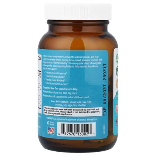 Pure Essence AdrenalStability&trade;, 60 Vegi-Caps image {2}