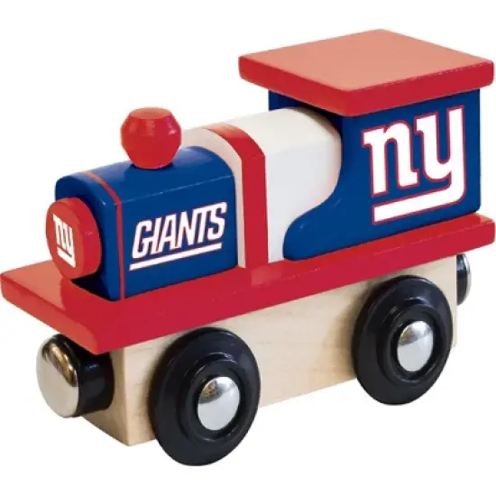 MasterPieces Officially Licensed NFL New York Giants Wooden Toy Train Engine For Kids image {1}