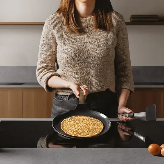 BergHOFF Graphite Non-stick Ceramic Pancake Pan 10.25", Sustainable Recycled Material image {2}