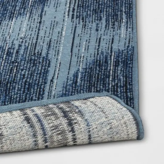 Outdoor Rug Denim Dye - Threshold&trade; image {3}