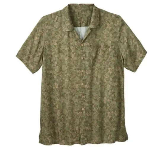 KS Island by KingSize Men's Big & Tall  Printed Rayon Short-Sleeve Shirt image {30}