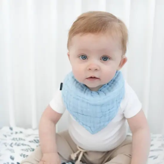 Bebe au Lait 2pk Muslin Bandana Bib Set image {4}