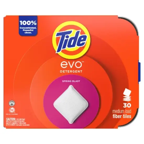 Tide Evo Spring Blast Laundry Detergent Tiles image {12}