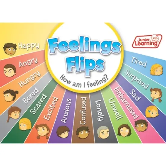 Junior Learning: Flip Chart Feelings Flash Cards image {3}