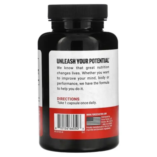 Force Factor Resveratrol, 200 mg, 120 Vegetable Capsules image {2}