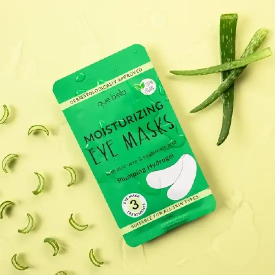 Que Bella Moisturizing Hydrogel Eye Masks - 3ct image {1}