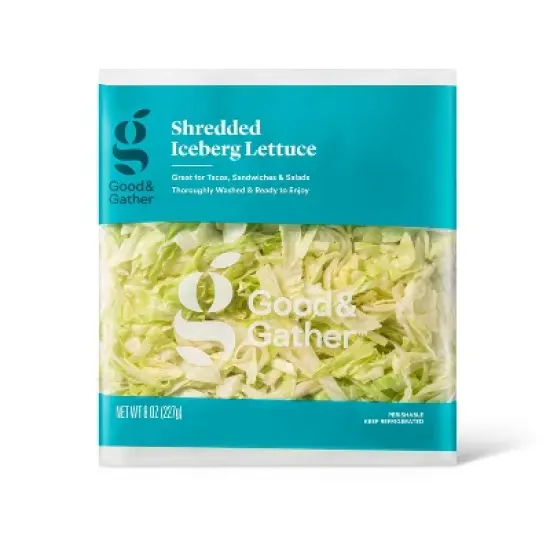Fresh Shredded Iceberg Lettuce - 8oz - Good & Gather&trade; image {4}