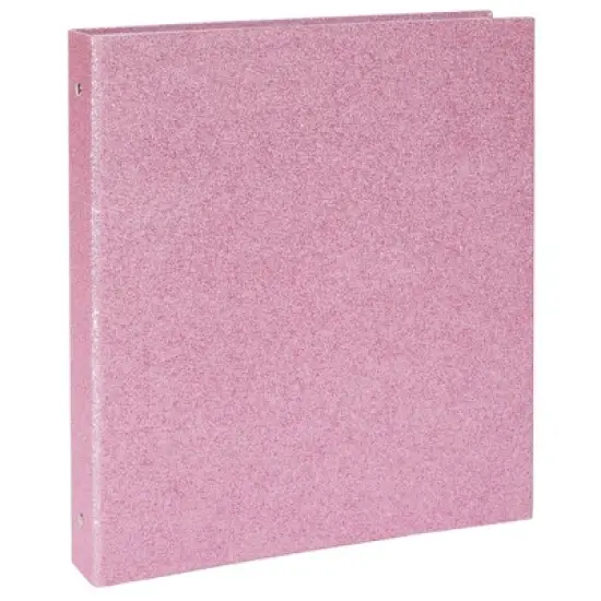 Paper Junkie 2 Pack Sparkly Pink 3 Ring Binder with 2 Inch Rings, Glitter File Folder Pockets for Office Supplies, 350 Sheet Capacity, 11 x 12 In image {6}