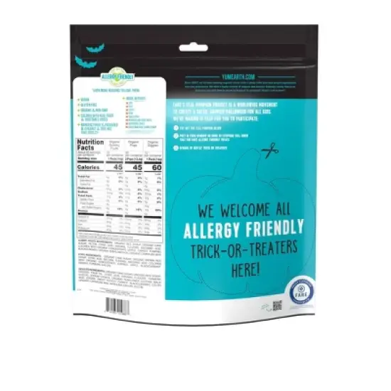 Yum Earth Halloween Organic Candies Variety Bag - 16.55oz image {1}